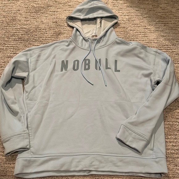 Nobull ice blue hoodie size small - Picture 1 of 3